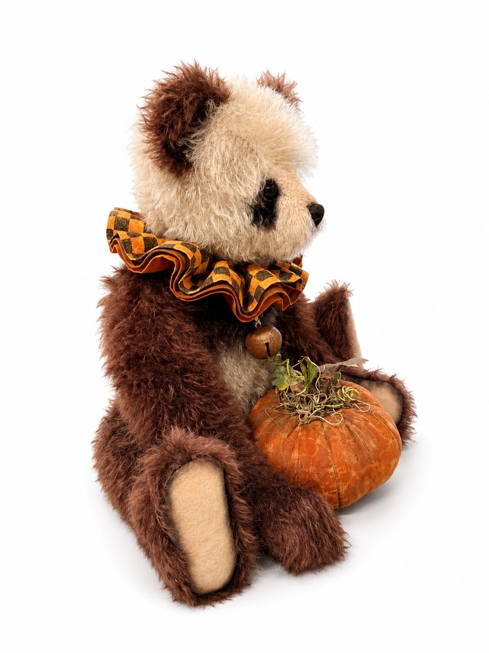 TOBY WINNER❤️ OOAK C. Riffenberg Bears Jane Monroe signed/dated 20" Mohair Panda - Picture 3 of 13